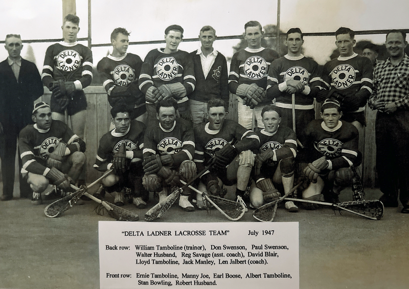 Delta Ladner Islanders Lacrosse Club, circa 1947